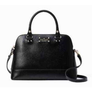 Kate Spade Wellesley Small Rachelle Satchel Black Crossbody Strap